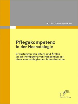 cover image of Pflegekompetenz in der Neonatologie
